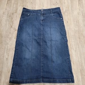 Style and co denim cheap skirt